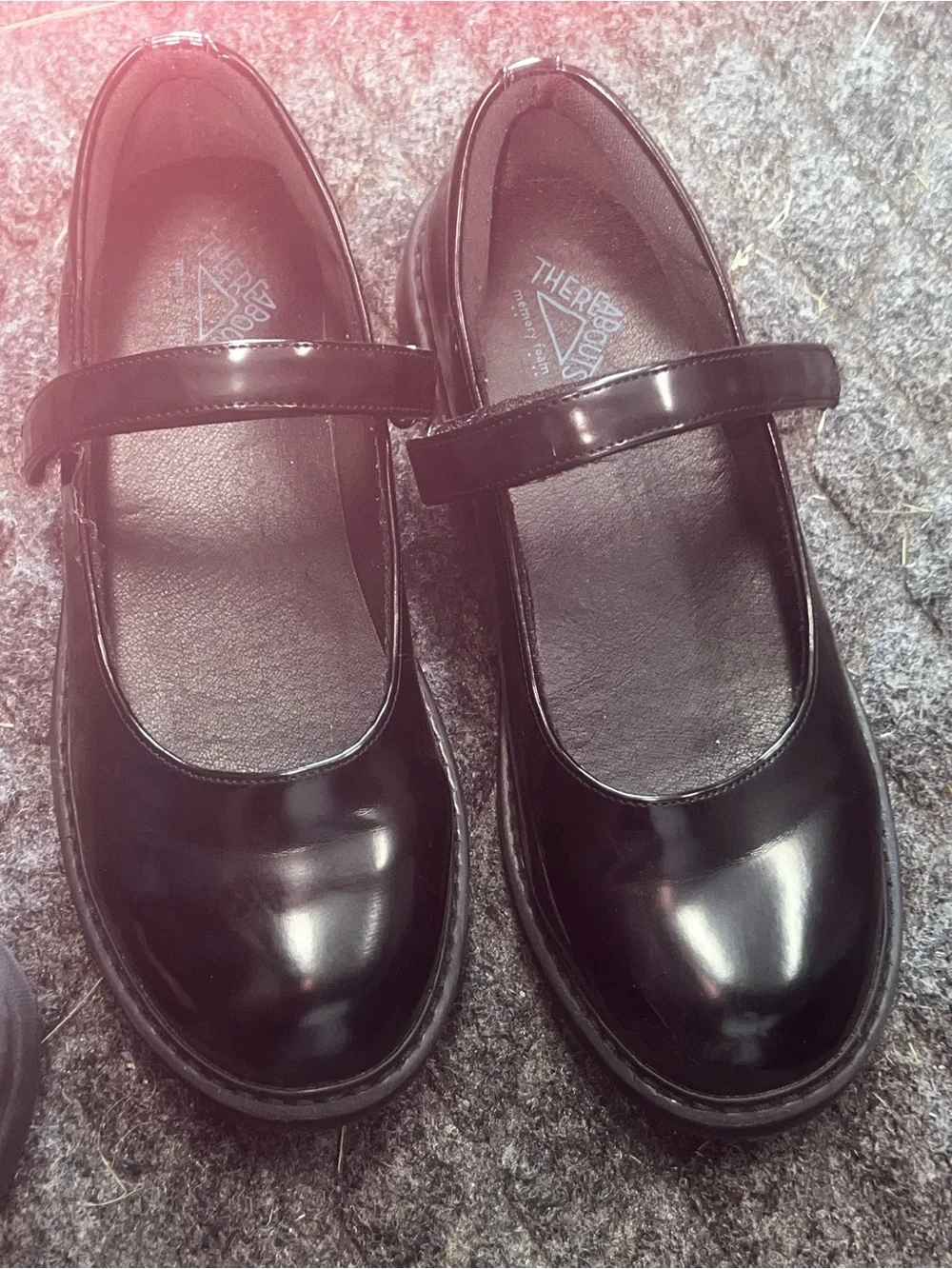 Thereabouts Girls Black Mary Jane Shoes Size 5 – EUC